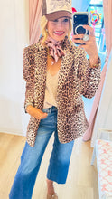 Brown Leopard Blazer