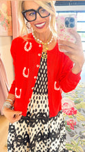 Papaya Cream Horseshoe Cardigan