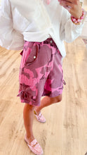 Pink Army Camo Cargo Shorts