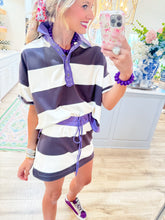 Mistic Plum Stripe Skort Set