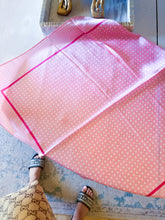 Pink Polka Dot Scarf