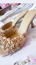 Nude Floral Heels