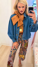 Dark Denim Epaulet Detail Jacket