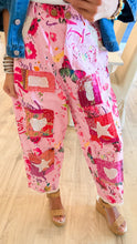 Pink Patchwork Pants