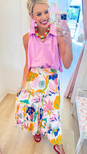 Lilac Collared Bubble Hem Top