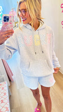 Deal of The Day Ash Grey Lucky Patchwork Short Set