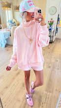 Ballet Pink Mockneck Short Set