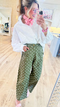 RESTOCK Olive Polka Dot Bow Pants