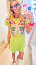 Queen of Sparkle Butterfly Tee Dress