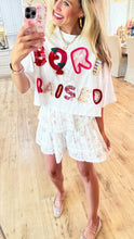 Born and Raised Graphic Cropped Tee