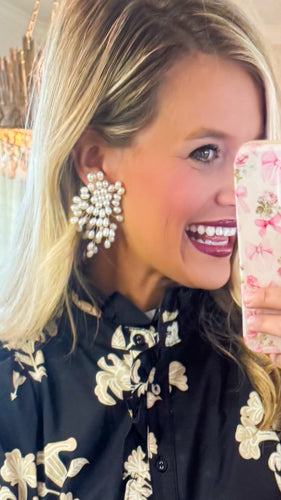 Pearl Statement Earrings