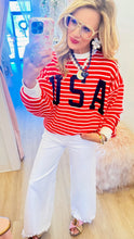Striped USA Long Sleeve Top