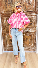 Light Wash Cuffed Straight Leg Jeans