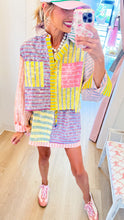 Queen of Sparkle Colorblock Stripe Top