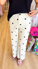 Cream and Black Polka Dot Pants