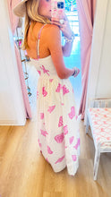 Ivory and Pink Shell Printed Smocked Dress