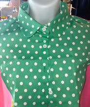 Green Polka Dot Collar