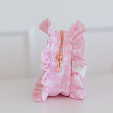 Ruffled Nylon Medium Pouch