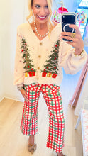 Embroidered Christmas Tree Cardigan