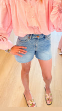 Medium High-Rise Tie Waist A-Line Shorts