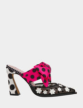 Betsey Johnson Black and White Polka Dot Heels