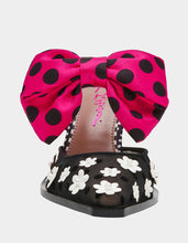 Betsey Johnson Black and White Polka Dot Heels