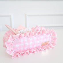 Ruffled Nylon Pencil Bag