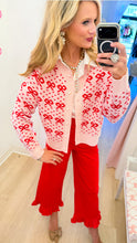 Pink Bow and Heart Cardigan